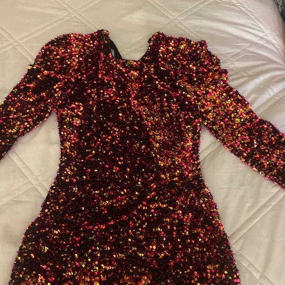 adelyn rae sequin dress Adelyn Rae Dresses | Raspberry Punch Sequin Dress | Color: Pink | Size: Xs